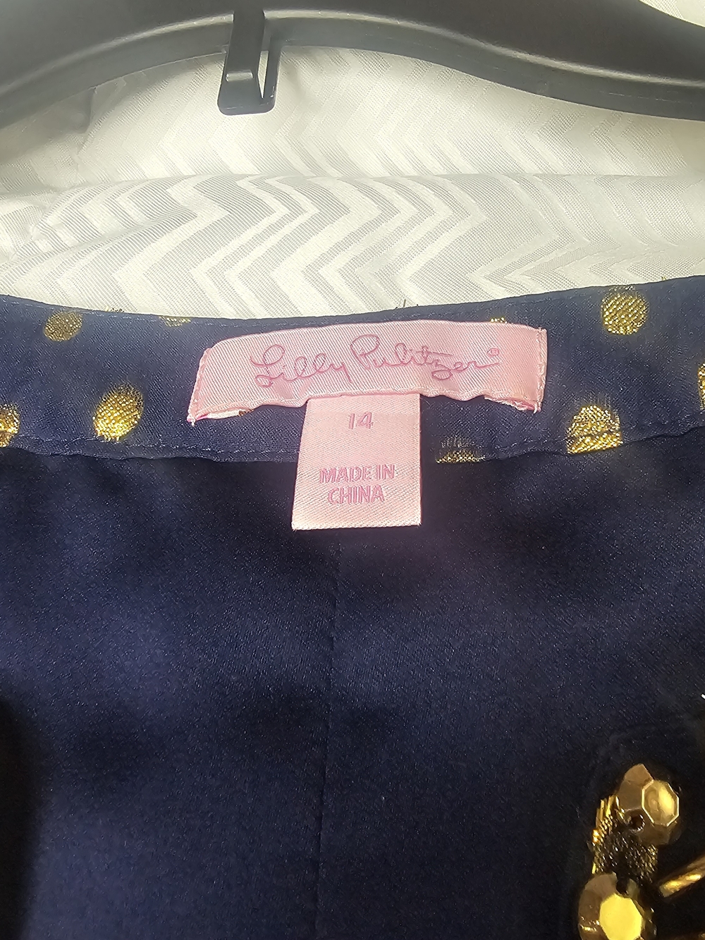Lilly Pulitzer Colby Silk Tunic Dress Sz 14 - Picture 4 of 5